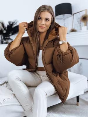 Dámska jarná bundička DSTREET TY3242 HNEDÁ