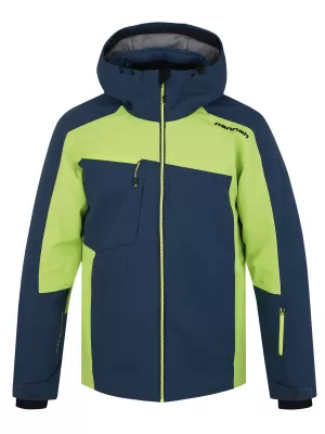 Pánska bunda HANNAH KELTON MIDNIGHT NAVY/LIME GREEN