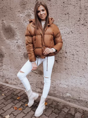 Dámska jarná bundička DSTREET TY2464 HNEDÁ