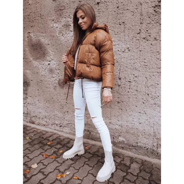  Dámska jarná bundička DSTREET TY2464 HNEDÁ 