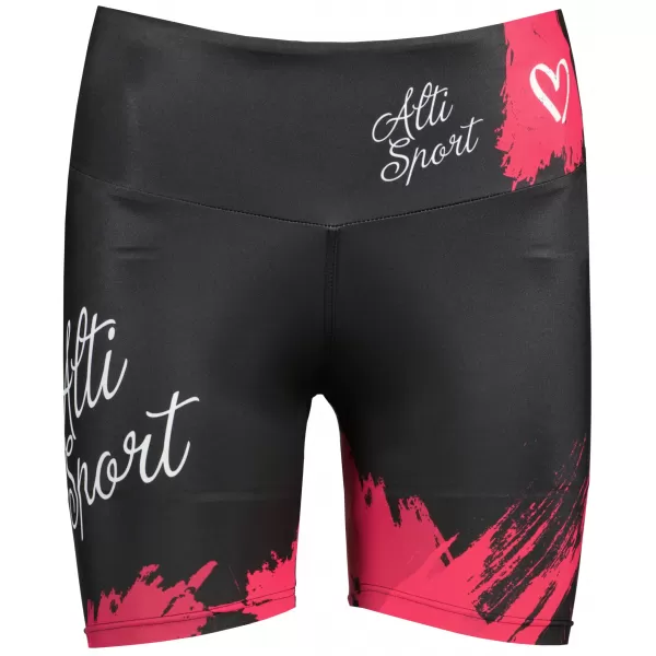  Dámske krátke legíny premium ALTISPORT SWE/ALW02S03 ČERVENÁ 