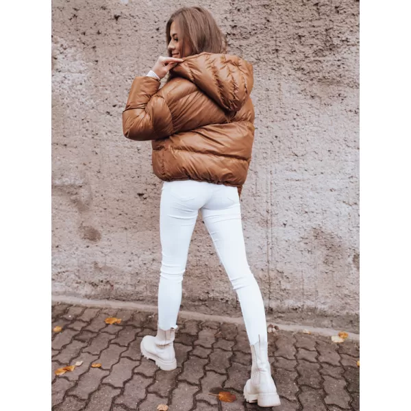  Dámska jarná bundička DSTREET TY2464 HNEDÁ 