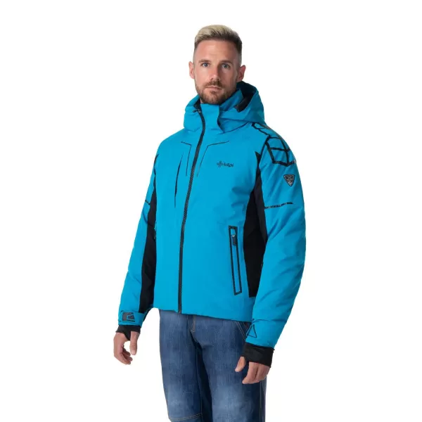  Pánske softshellové nohavice KILPI JEANSO-M SM0408KI TMAVO modrá 