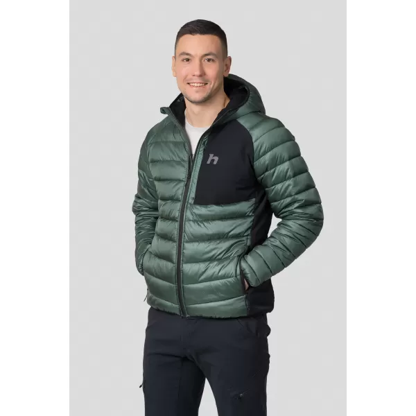  Pánska bunda HANNAH REVEL HOODY DARK FOREST/ANTHRACITE 