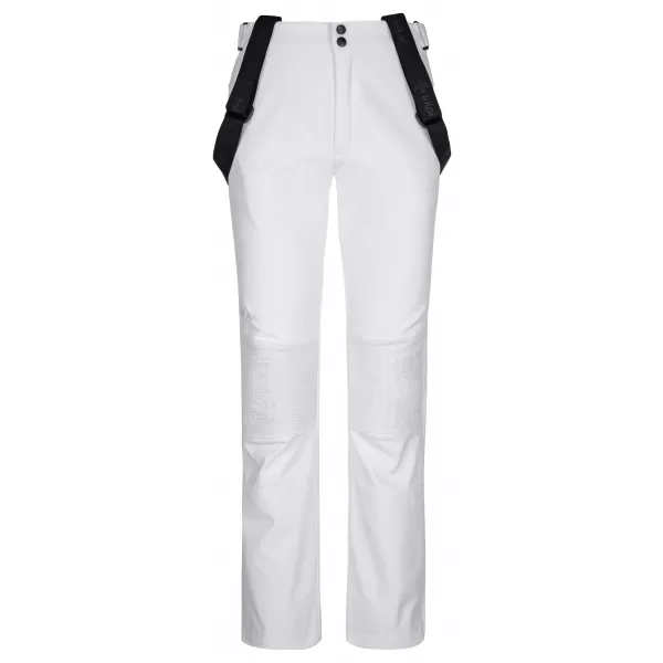  Dámske softshellové nohavice KILPI DIONE-W SL0408KI biela 