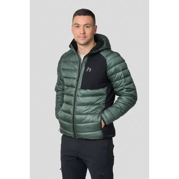  Pánska bunda HANNAH REVEL HOODY DARK FOREST/ANTHRACITE 