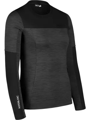 Dámske funkčné tričko NORDBLANC VIVACIOUS NBSFL7648 GREY MELANGE