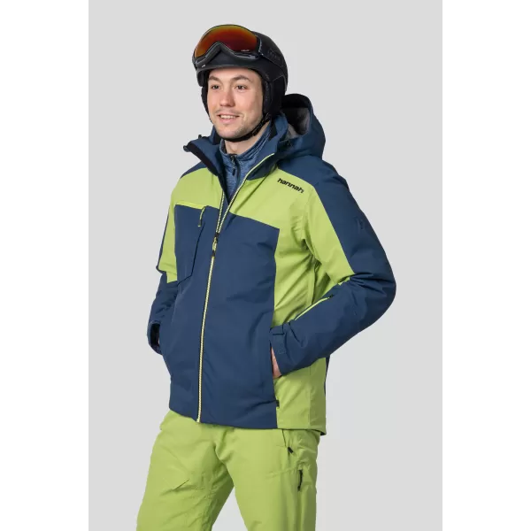  Pánska bunda HANNAH KELTON MIDNIGHT NAVY/LIME GREEN 