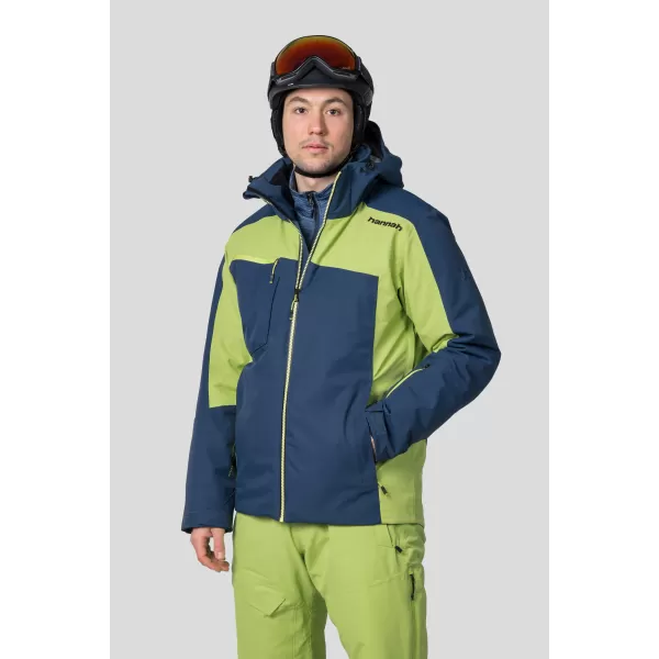  Pánska bunda HANNAH KELTON MIDNIGHT NAVY/LIME GREEN 