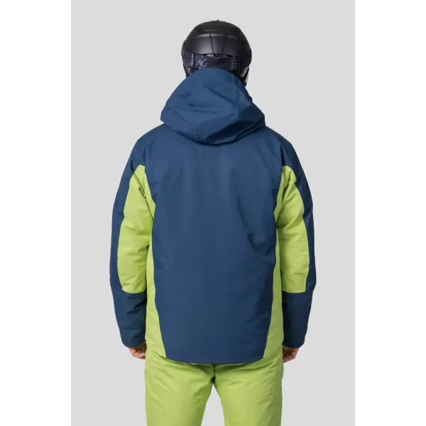  Pánska bunda HANNAH KELTON MIDNIGHT NAVY/LIME GREEN 