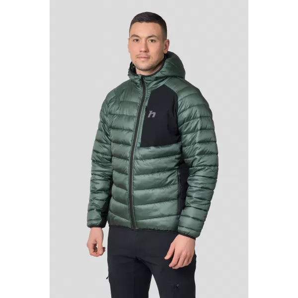  Pánska bunda HANNAH REVEL HOODY DARK FOREST/ANTHRACITE 