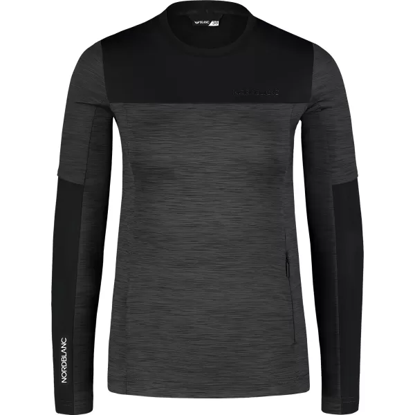  Dámske funkčné tričko NORDBLANC VIVACIOUS NBSFL7648 GREY MELANGE 