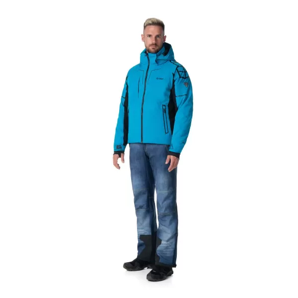  Pánske softshellové nohavice KILPI JEANSO-M SM0408KI TMAVO modrá 