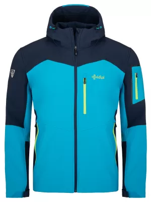 Pánska softshellová bunda KILPI PRESENA-M SM0125KI modrá