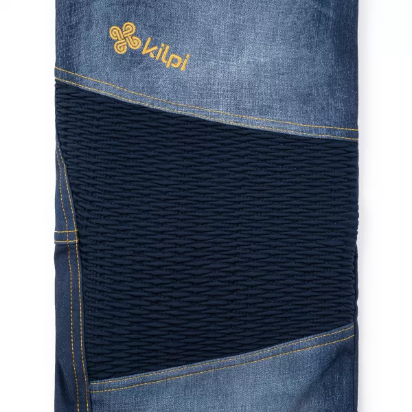  Dámske softshellové nohavice KILPI JEANSO-W SL0409KI modrá 