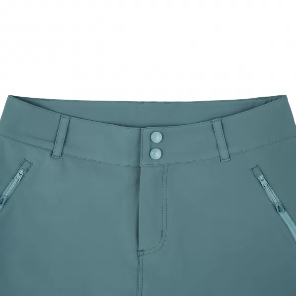  Dámske outdoor nohavice KILPI LAGO-W SL0414KI TMAVO zelená 