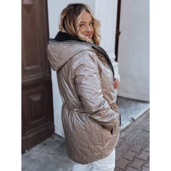  Dámsky kabát DSTREET TY2970 béžová 