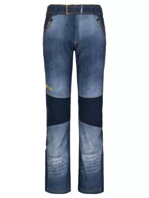 Dámske softshellové nohavice KILPI JEANSO-W SL0409KI modrá