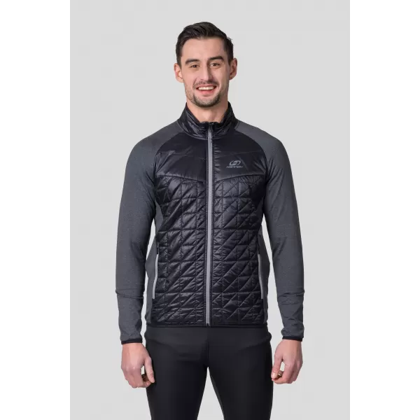  Pánska mikina HANNAH ENRYX ANTHRACITE/DARK GRAY MEL 