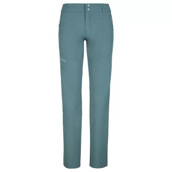 Dámske outdoor nohavice KILPI LAGO-W SL0414KI TMAVO zelená 