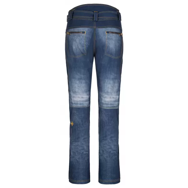  Dámske softshellové nohavice KILPI JEANSO-W SL0409KI modrá 
