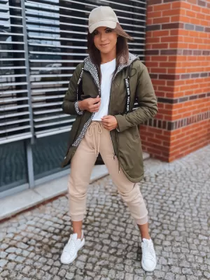 Dámska jarná bundička DSTREET TY2959 ZELENÁ