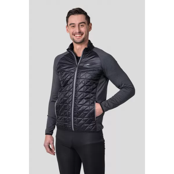  Pánska mikina HANNAH ENRYX ANTHRACITE/DARK GRAY MEL 