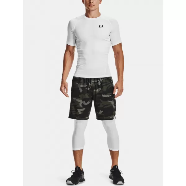  Pánska kompresná košeľa UNDER ARMOUR HG ARMOUR COMP SS 1361518-100 BIELA 