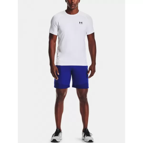  Pánske tričko UNDER ARMOUR HG ARMOUR FITTED SS 1361683-100 BIELA 
