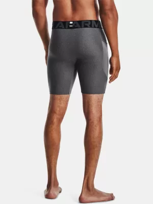 Pánske kompresné šortky UNDER ARMOUR HG ARMOUR SHORTS 1361596-090 SIVÁ