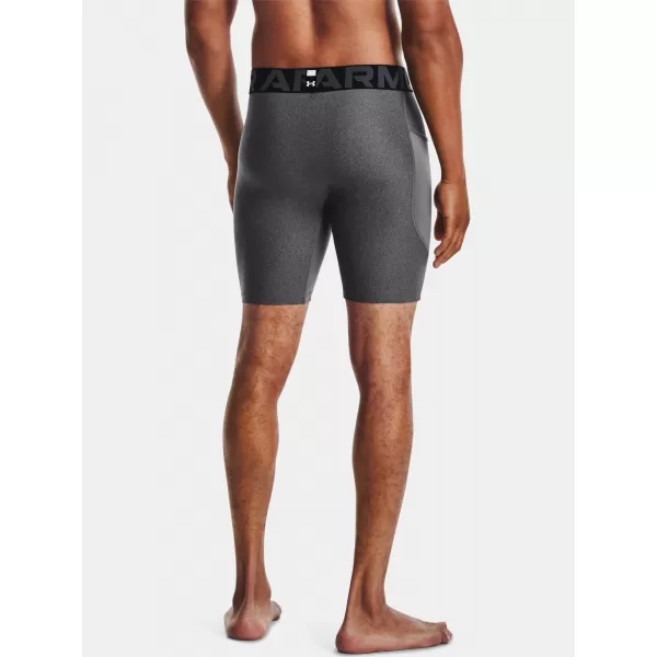  Pánske kompresné šortky UNDER ARMOUR HG ARMOUR SHORTS 1361596-090 SIVÁ 