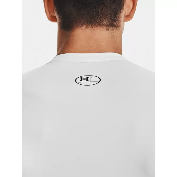  Pánska kompresná košeľa UNDER ARMOUR HG ARMOUR COMP SS 1361518-100 BIELA 