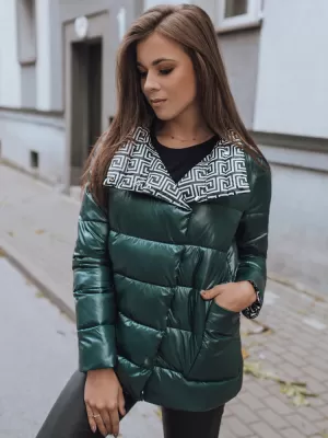 Dámska jarná bundička DSTREET TY2348 ZELENÁ