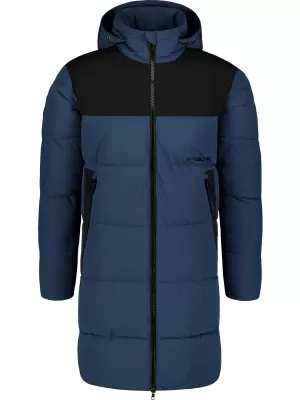 Pánsky zimný kabát NORDBLANC TRENDSETTER NBWJM7708 MODRÁ/ŽLTÁ
