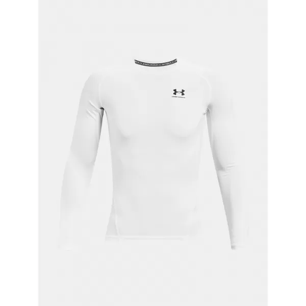  Pánska kompresná košeľa UNDER ARMOUR HG ARMOUR COMP LS 1361524-100 BIELA 
