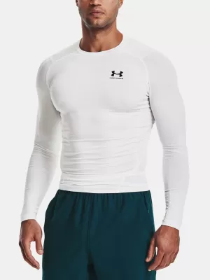 Pánska kompresná košeľa UNDER ARMOUR HG ARMOUR COMP LS 1361524-100 BIELA