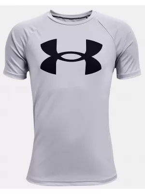 Chlapčenské tričko UNDER ARMOUR TECH BIG LOGO SS 1363283-011 SIVÁ