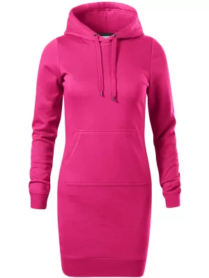 Dámska predĺžená mikina MALFINI SNAP 419 PURPUROVÁ