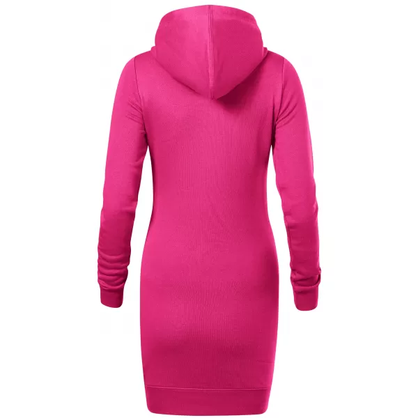  Dámska predĺžená mikina MALFINI SNAP 419 PURPUROVÁ 