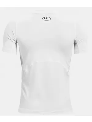 Chlapčenské tričko UNDER ARMOUR HG ARMOUR SS 1361723-100 BIELA