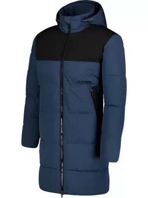 Pánsky zimný kabát NORDBLANC TRENDSETTER NBWJM7708 MODRÁ/ŽLTÁ