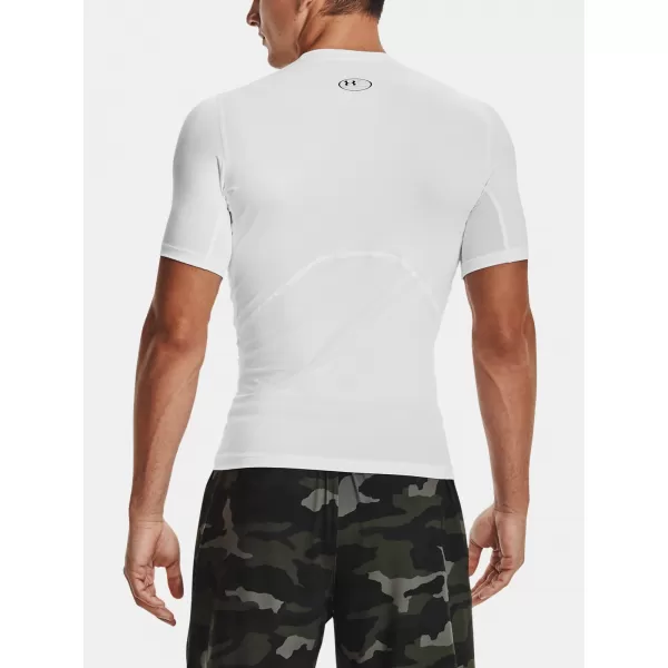  Pánska kompresná košeľa UNDER ARMOUR HG ARMOUR COMP SS 1361518-100 BIELA 