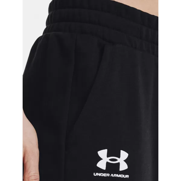  Dámske tepláky UNDER ARMOUR RIVAL FLEECE JOGGERS 1356416-001 ČIERNA 