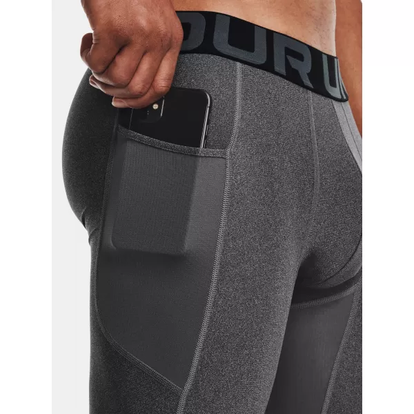  Pánske kompresné šortky UNDER ARMOUR HG ARMOUR SHORTS 1361596-090 SIVÁ 