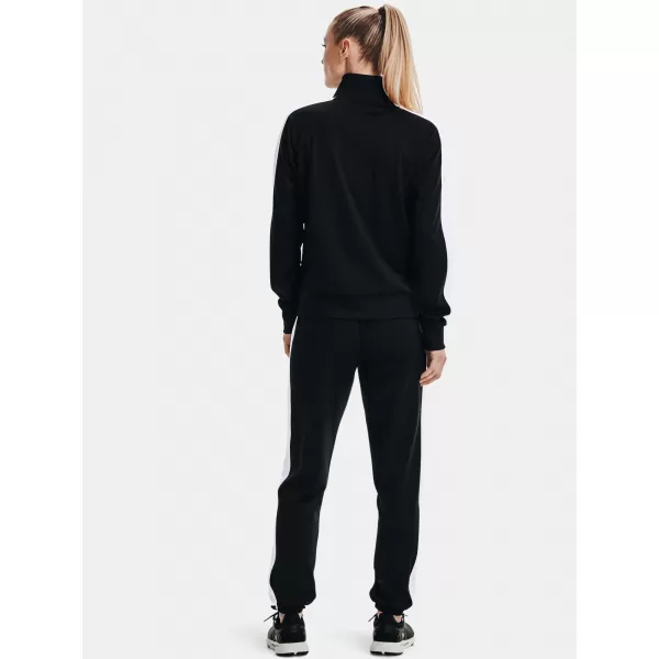  Dámsky set UNDER ARMOUR TRICOT TRACKSUIT 1365147-001 ČIERNA 