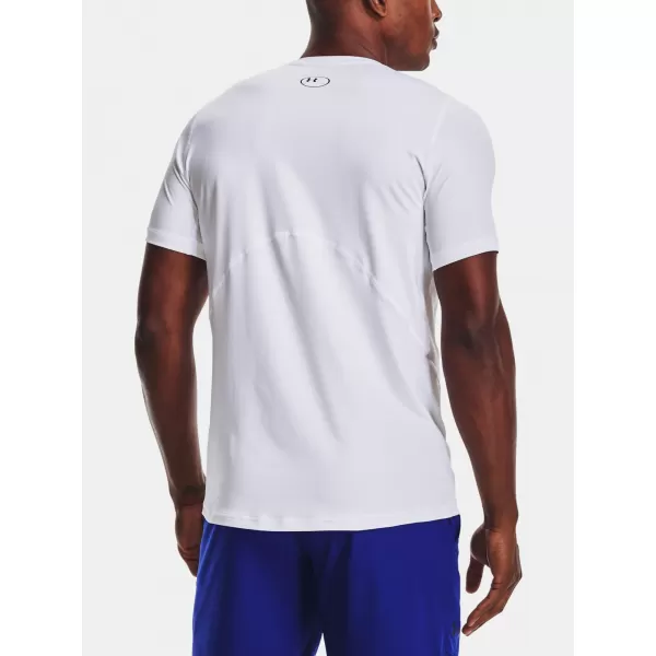  Pánske tričko UNDER ARMOUR HG ARMOUR FITTED SS 1361683-100 BIELA 