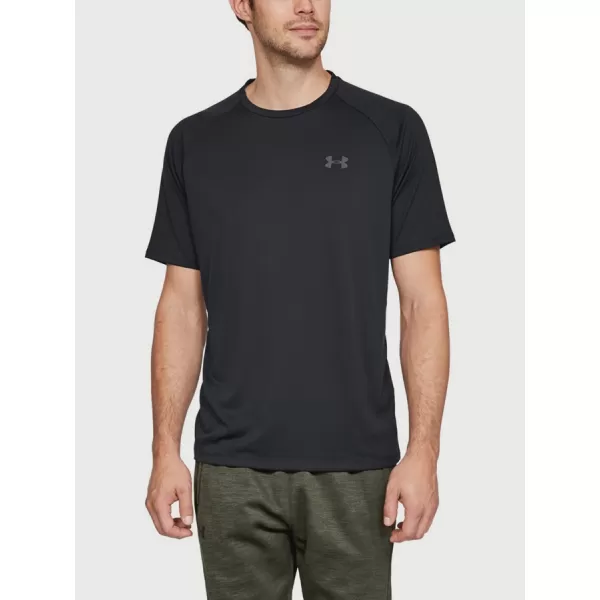  Pánske tričko UNDER ARMOUR TECH 2.0 SS TEE 1326413-001 ČIERNA 