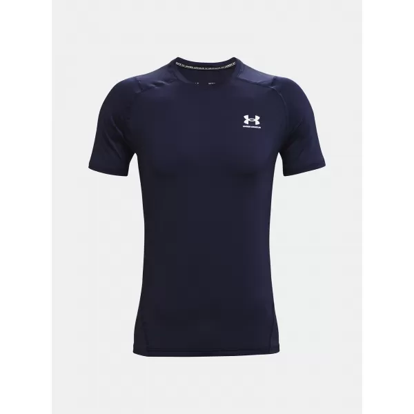  Pánske tričko UNDER ARMOUR HG ARMOUR FITTED SS 1361683-410 MODRÁ 