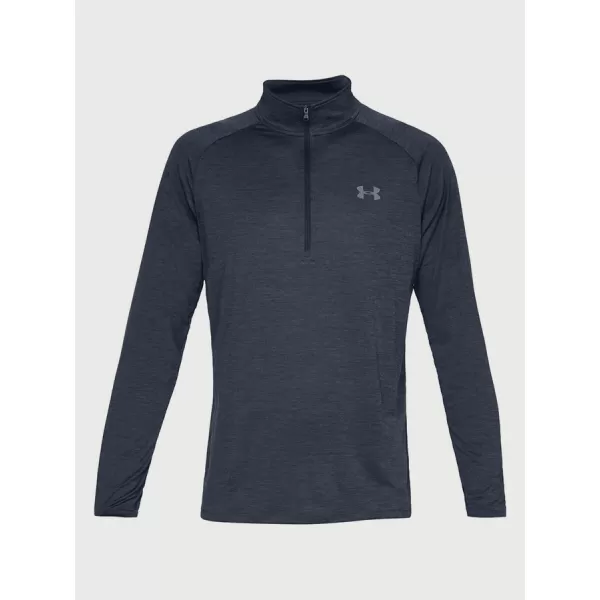  Pánske tričko UNDER ARMOUR TECH 2.0 1/2 ZIP 1328495-409 MODRÁ 