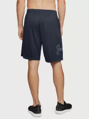 Pánske šortky UNDER ARMOUR TECH GRAPHIC SHORT 1306443-409 MODRÁ